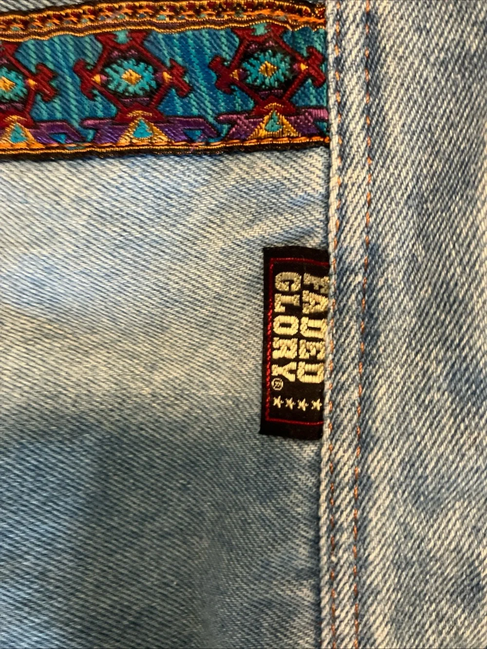 vintage faded glory backpack denim